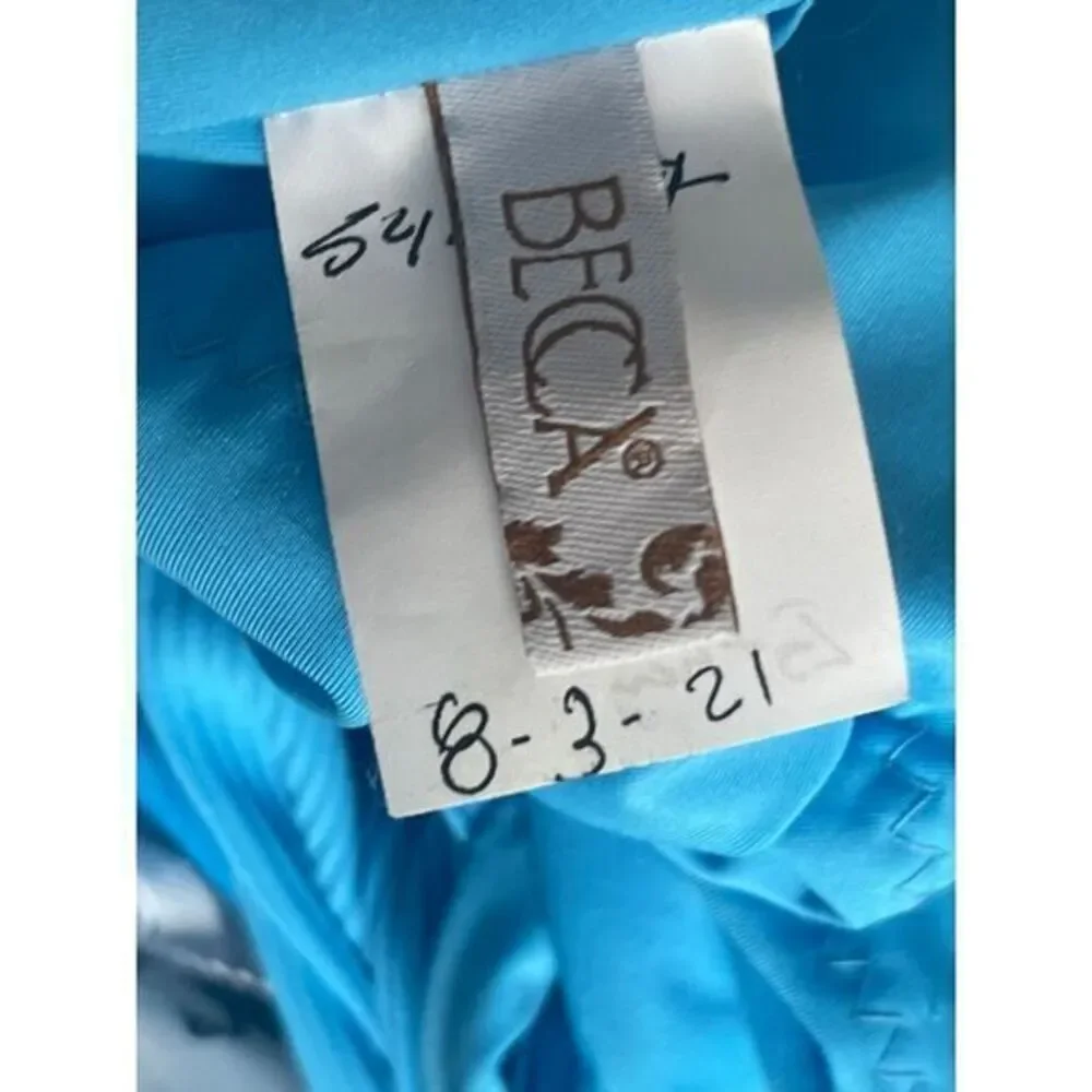 Becca Blue‎ Fine Line Sample Piece Size Small One Piece Swimsuit